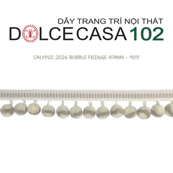  2026 dây trang trí CALYPSO 33219 có sẵn tại kho nhà SX 