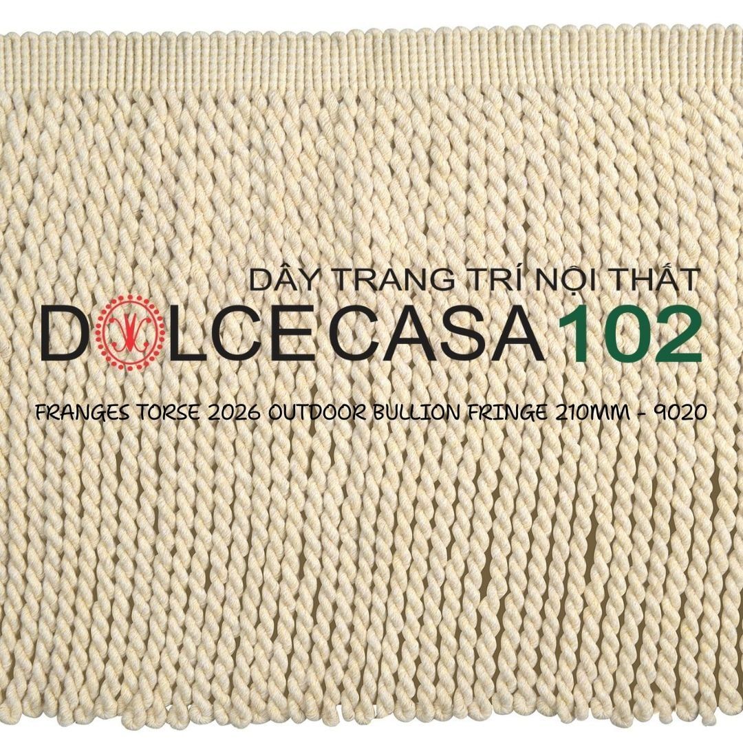  FRANGES TORSE OUTDOOR 2026 dây viền tua xoắn có sẵn tại kho nhà SX 