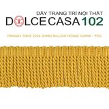  FRANGES TORSE XL 2026 dây viền tua rua xoắn cỡ đại có tại kho nhà SX 