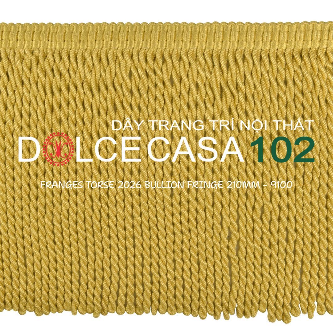  FRANGES TORSE 2026 dây viền tua xoắn Đa Phong Cách có tại kho nhà SX 
