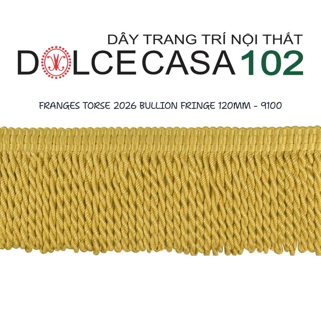  FRANGES TORSE 2026 dây viền tua xoắn Đa Phong Cách có tại kho nhà SX 