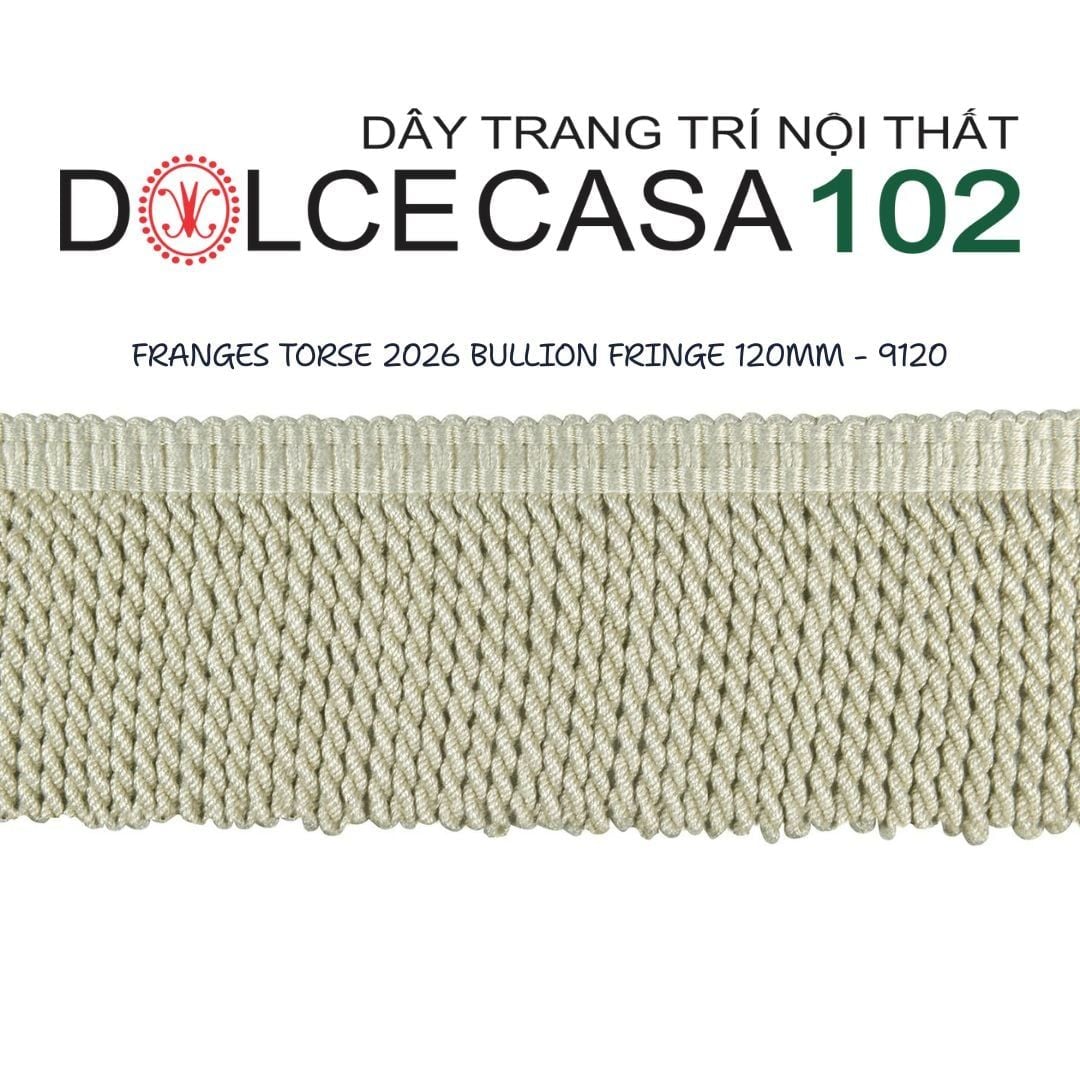  FRANGES TORSE 2026 dây viền tua xoắn Đa Phong Cách có tại kho nhà SX 