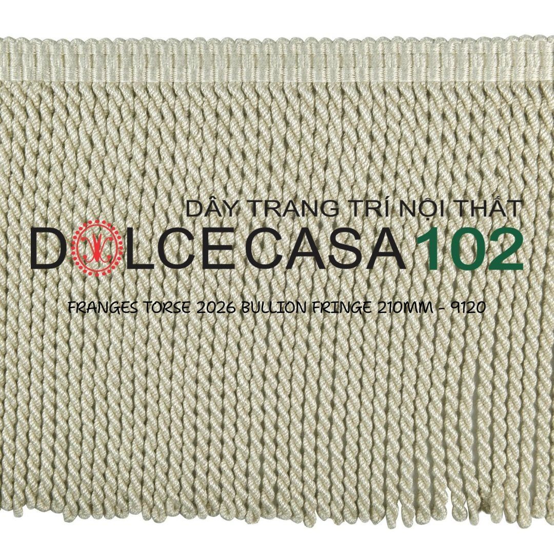  FRANGES TORSE 2026 dây viền tua xoắn Đa Phong Cách có tại kho nhà SX 