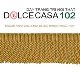  FRANGES TORSE XL 2026 dây viền tua rua xoắn cỡ đại có tại kho nhà SX 