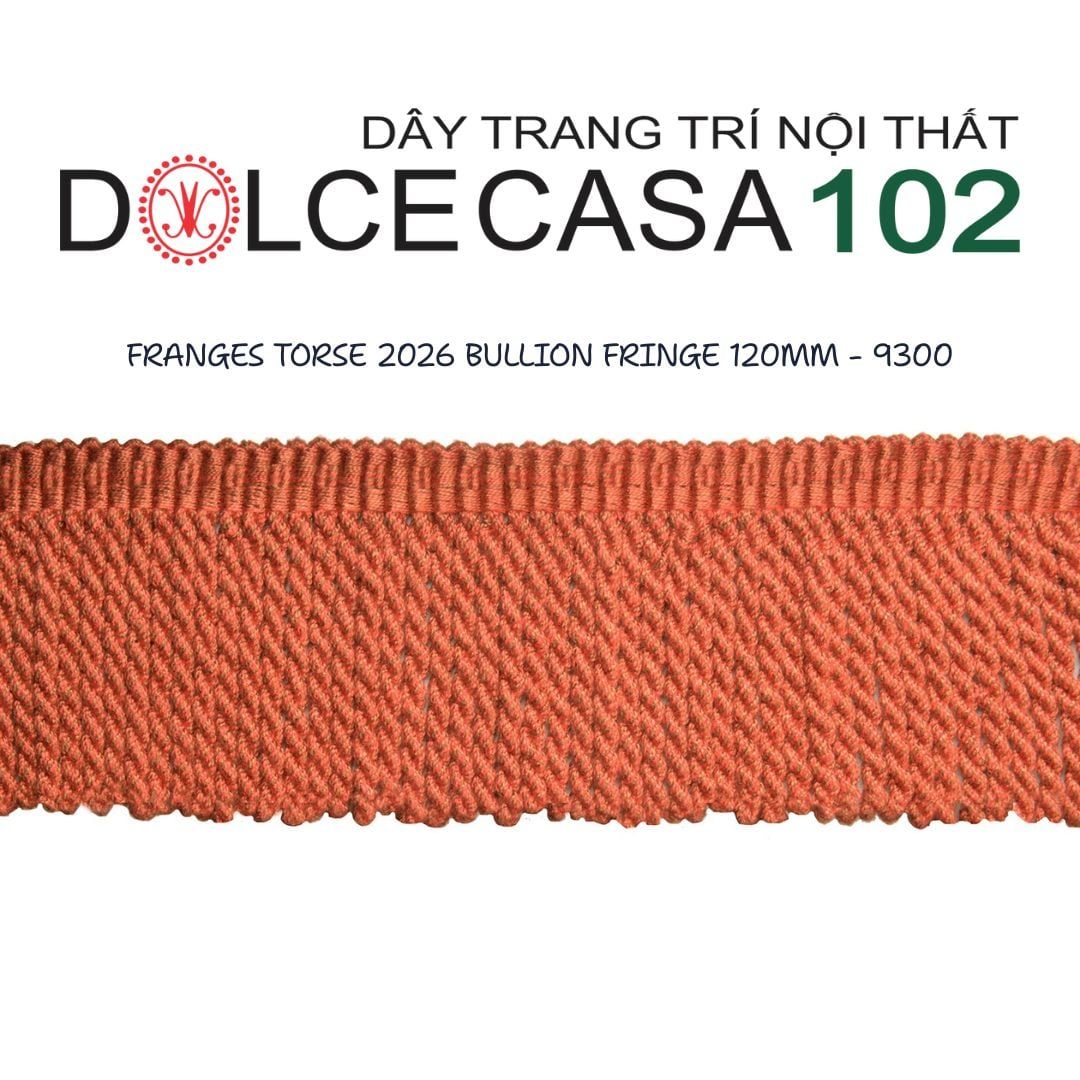  FRANGES TORSE 2026 dây viền tua xoắn Đa Phong Cách có tại kho nhà SX 