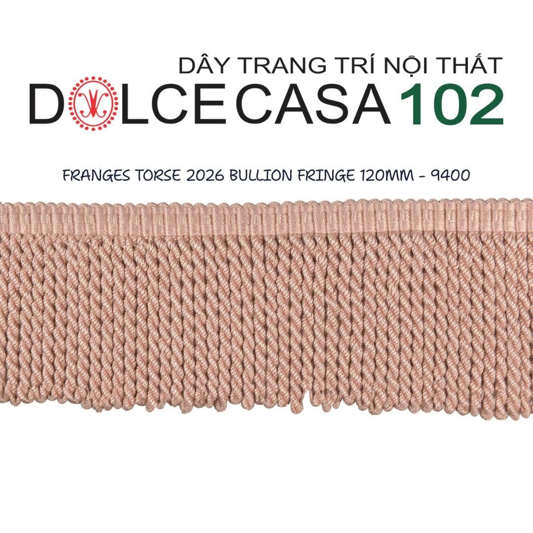  FRANGES TORSE 2026 dây viền tua xoắn Đa Phong Cách có tại kho nhà SX 