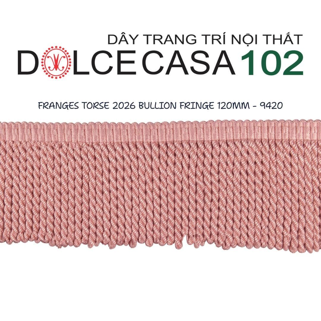 FRANGES TORSE 2026 dây viền tua xoắn Đa Phong Cách có tại kho nhà SX 