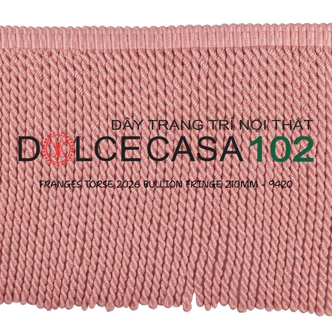  FRANGES TORSE 2026 dây viền tua xoắn Đa Phong Cách có tại kho nhà SX 