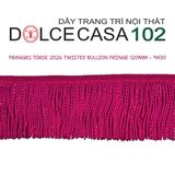  FRANGES TORSE 2026 dây viền tua xoắn Đương Đại có sẵn tại kho nhà SX 