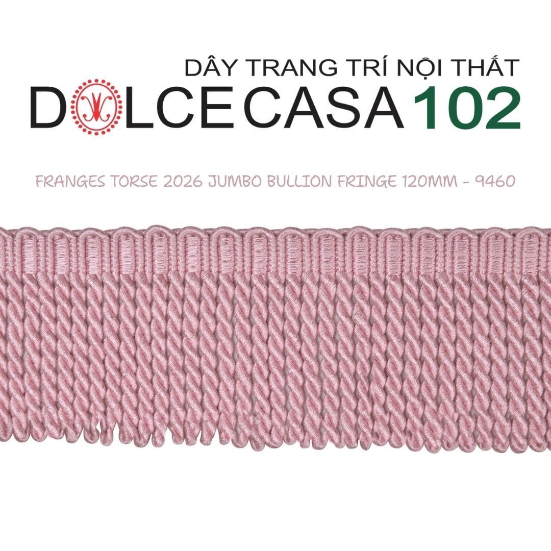  FRANGES TORSE XL 2026 dây viền tua rua xoắn cỡ đại có tại kho nhà SX 