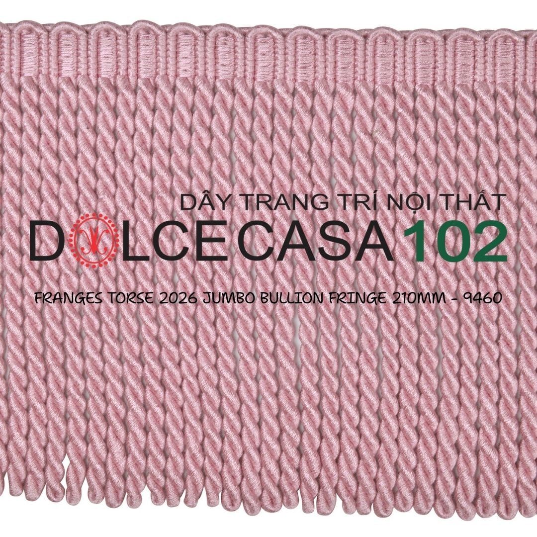  FRANGES TORSE XL 2026 dây viền tua rua xoắn cỡ đại có tại kho nhà SX 