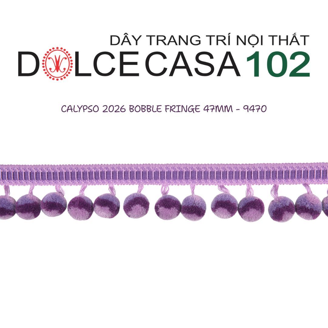  CALYPSO 2026 dây viền trang trí quả cầu đa sắc có sẵn tại kho nhà SX 