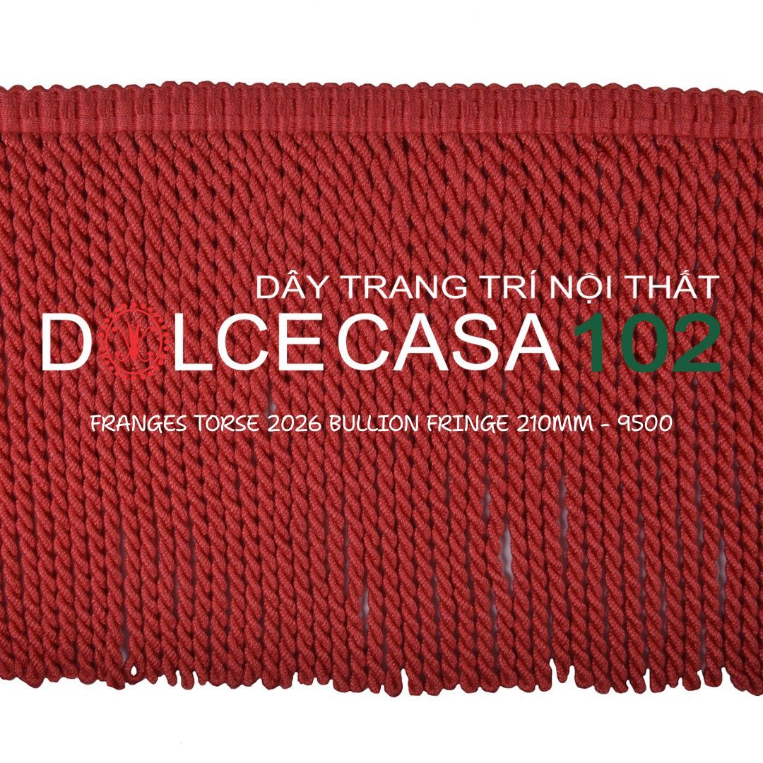  FRANGES TORSE 2026 dây viền tua xoắn Đa Phong Cách có tại kho nhà SX 