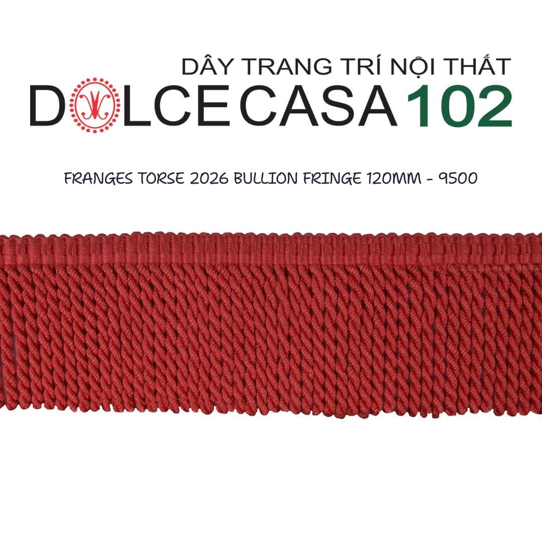  FRANGES TORSE 2026 dây viền tua xoắn Đa Phong Cách có tại kho nhà SX 