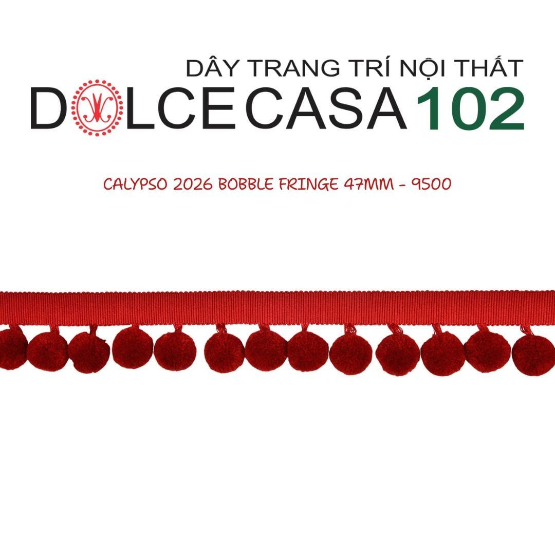  CALYPSO 2026 dây viền trang trí quả cầu đơn sắc có sẵn tại kho nhà SX 