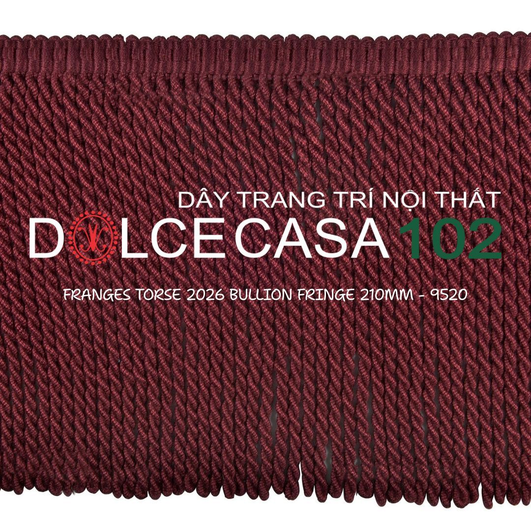  FRANGES TORSE 2026 dây viền tua xoắn Đa Phong Cách có tại kho nhà SX 