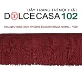  FRANGES TORSE 2026 dây viền tua xoắn Đương Đại có sẵn tại kho nhà SX 