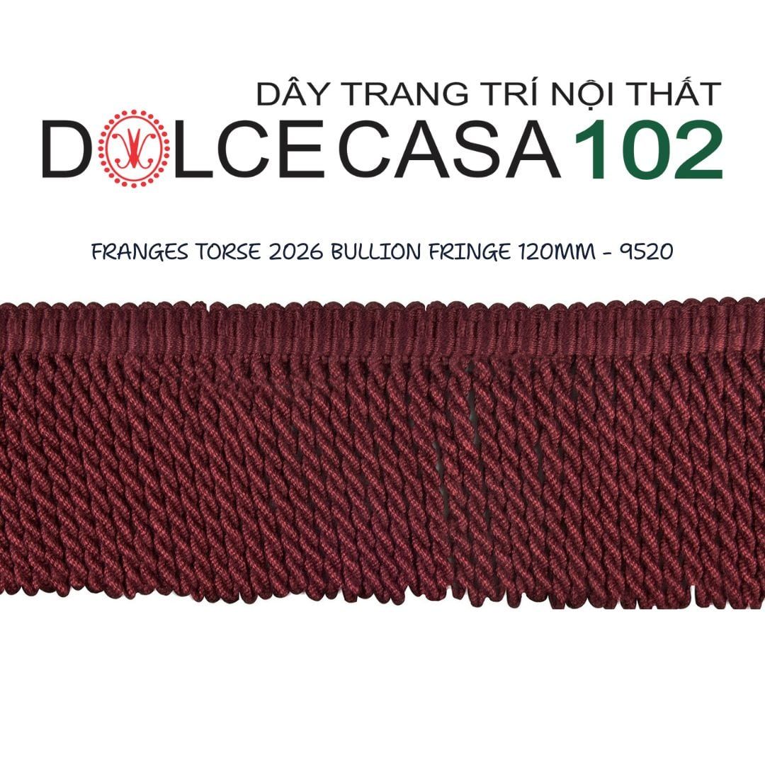  FRANGES TORSE 2026 dây viền tua xoắn Đa Phong Cách có tại kho nhà SX 