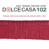  FRANGES TORSE XL 2026 dây viền tua rua xoắn cỡ đại có tại kho nhà SX 