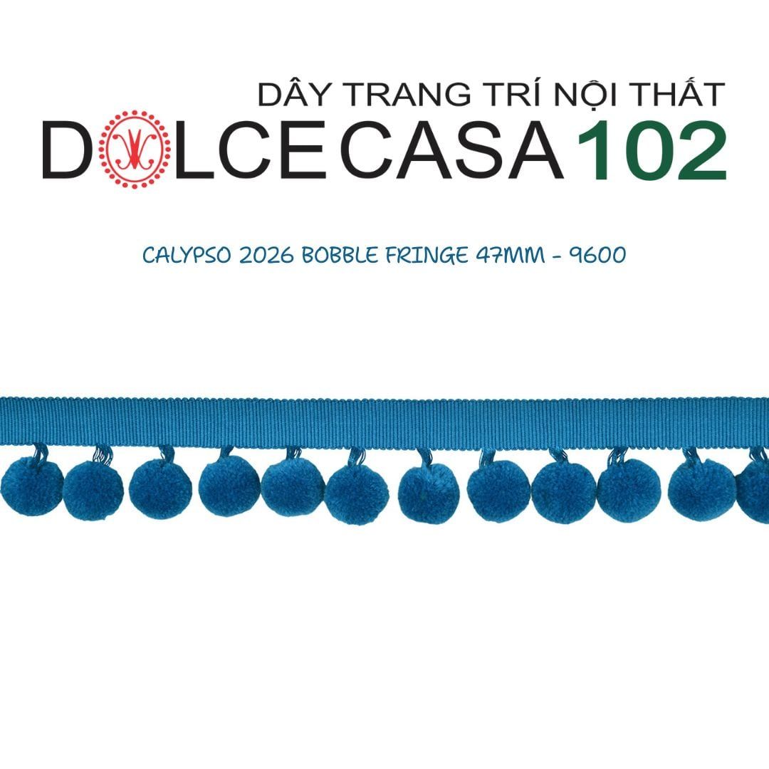  CALYPSO 2026 dây viền trang trí quả cầu đơn sắc có sẵn tại kho nhà SX 