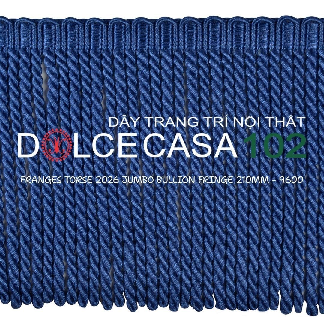  FRANGES TORSE XL 2026 dây viền tua rua xoắn cỡ đại có tại kho nhà SX 