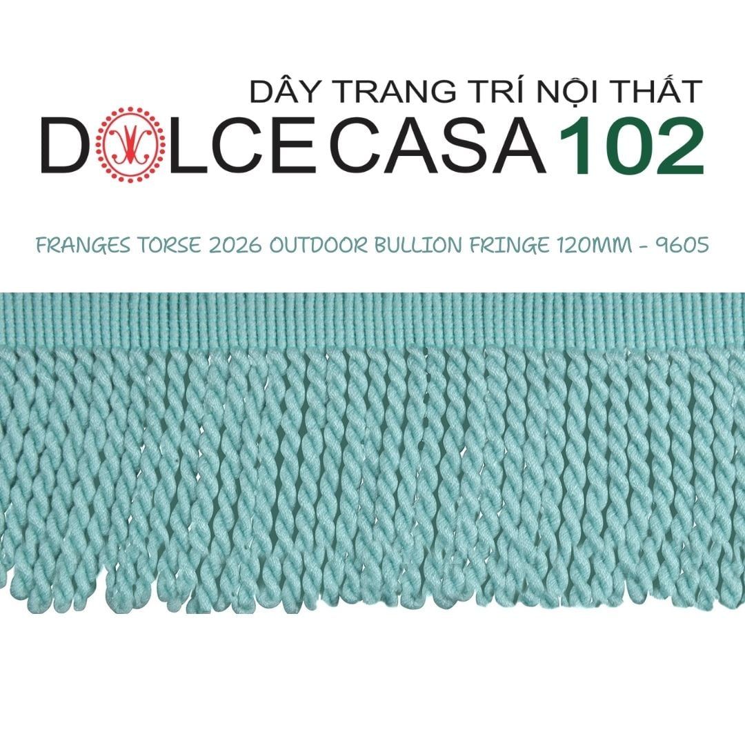  FRANGES TORSE OUTDOOR 2026 dây viền tua xoắn có sẵn tại kho nhà SX 