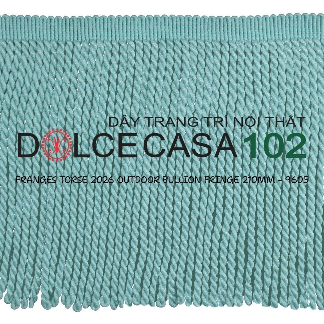  FRANGES TORSE OUTDOOR 2026 dây viền tua xoắn có sẵn tại kho nhà SX 