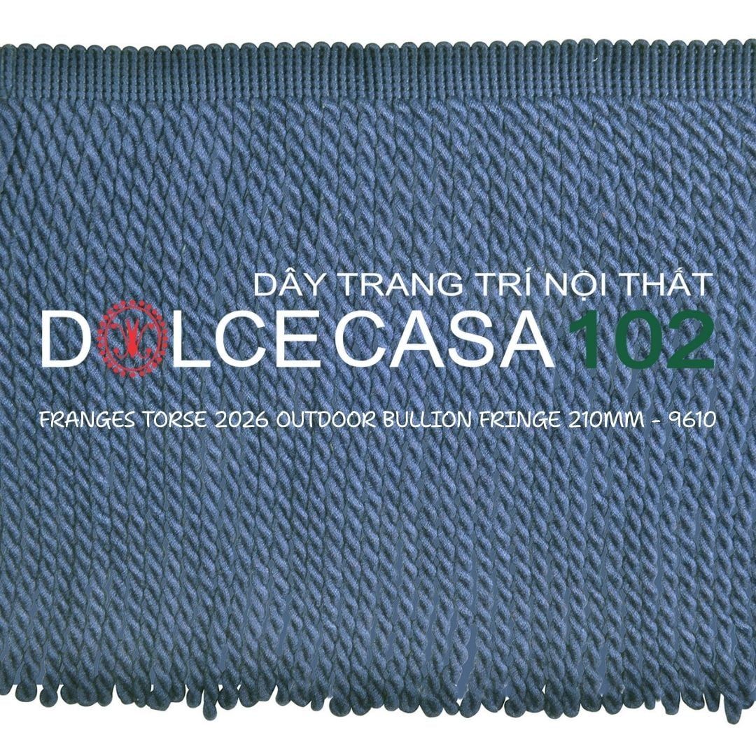  FRANGES TORSE OUTDOOR 2026 dây viền tua xoắn có sẵn tại kho nhà SX 