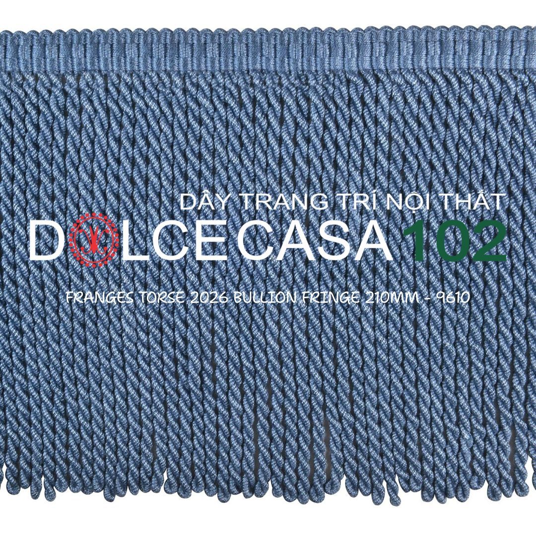  FRANGES TORSE 2026 dây viền tua xoắn Đa Phong Cách có tại kho nhà SX 