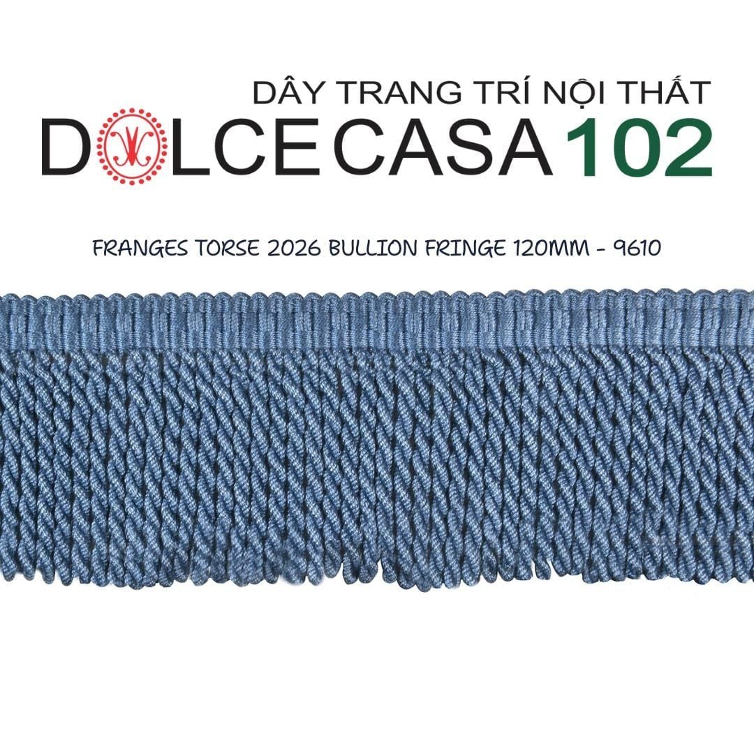  FRANGES TORSE 2026 dây viền tua xoắn Đa Phong Cách có tại kho nhà SX 
