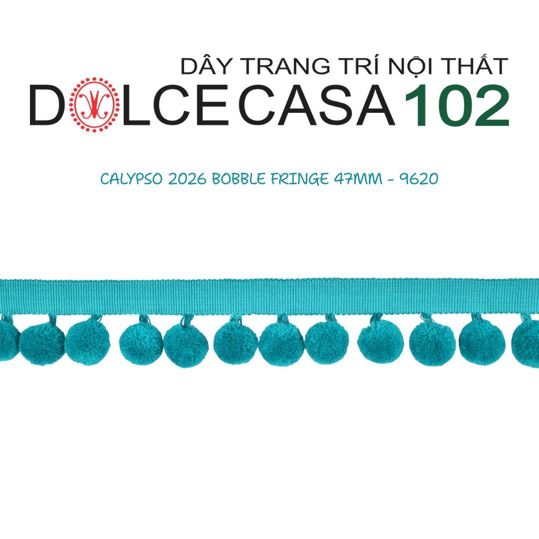  CALYPSO 2026 dây viền trang trí quả cầu đơn sắc có sẵn tại kho nhà SX 