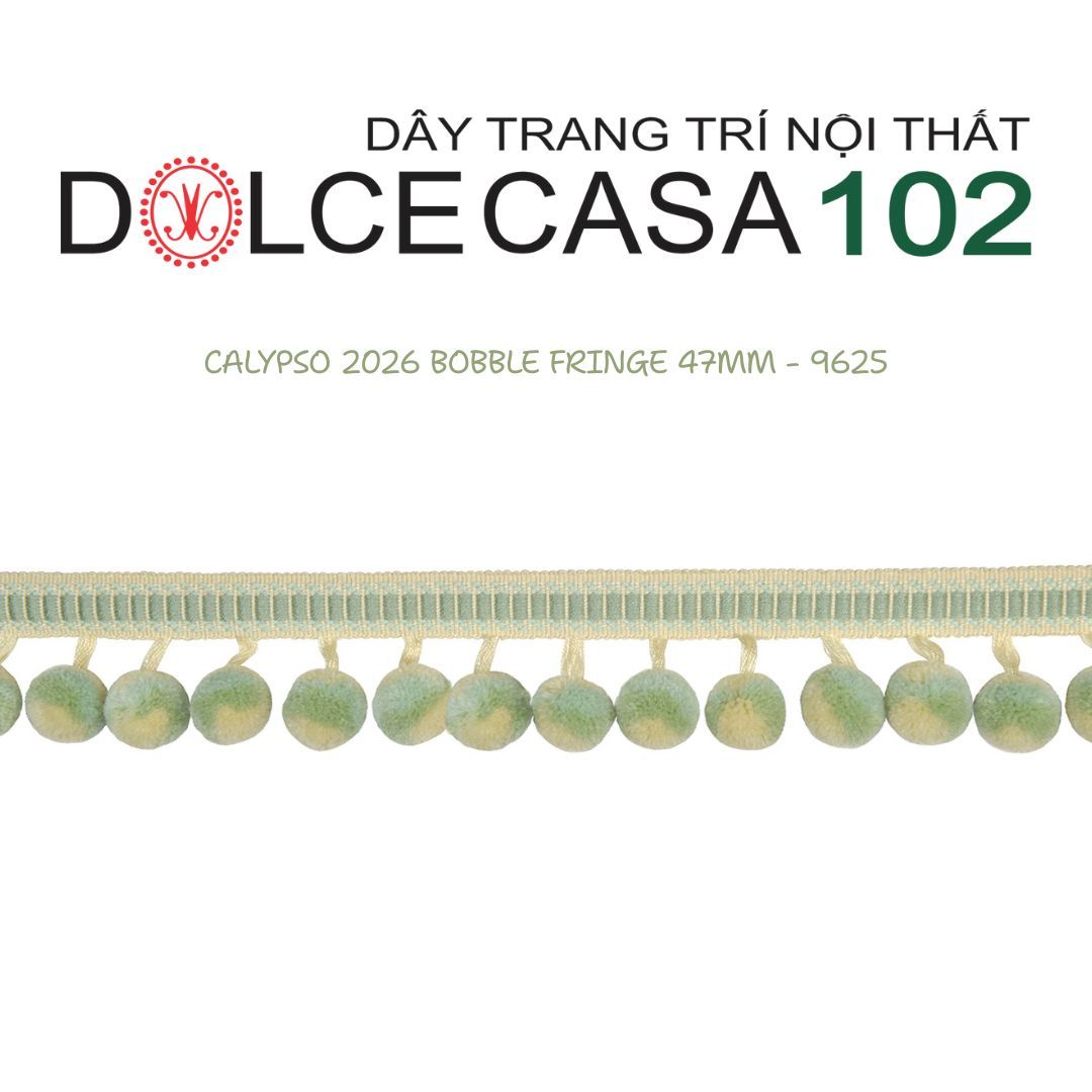  CALYPSO 2026 dây viền trang trí quả cầu đa sắc có sẵn tại kho nhà SX 