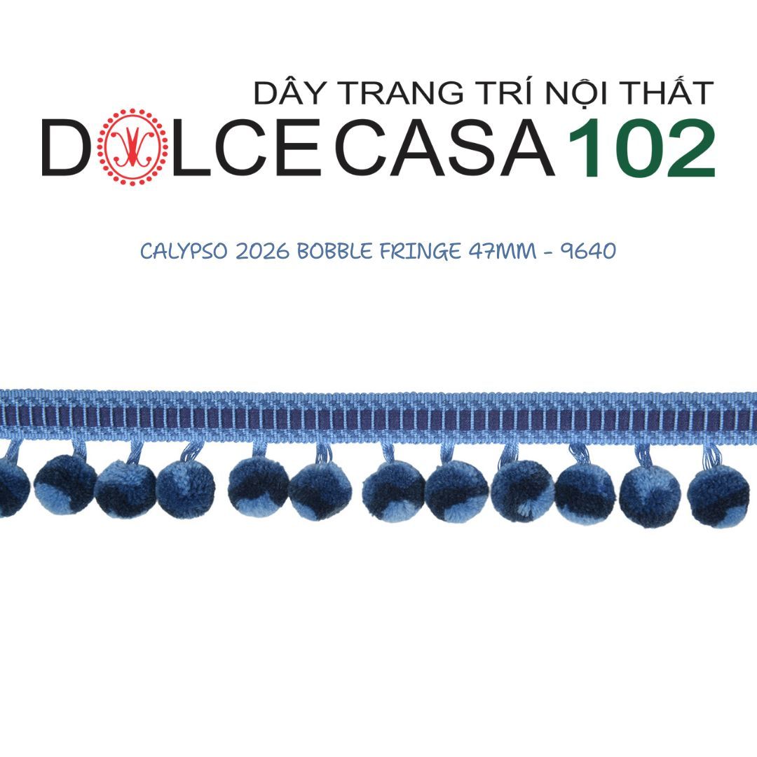  CALYPSO 2026 dây viền trang trí quả cầu đa sắc có sẵn tại kho nhà SX 