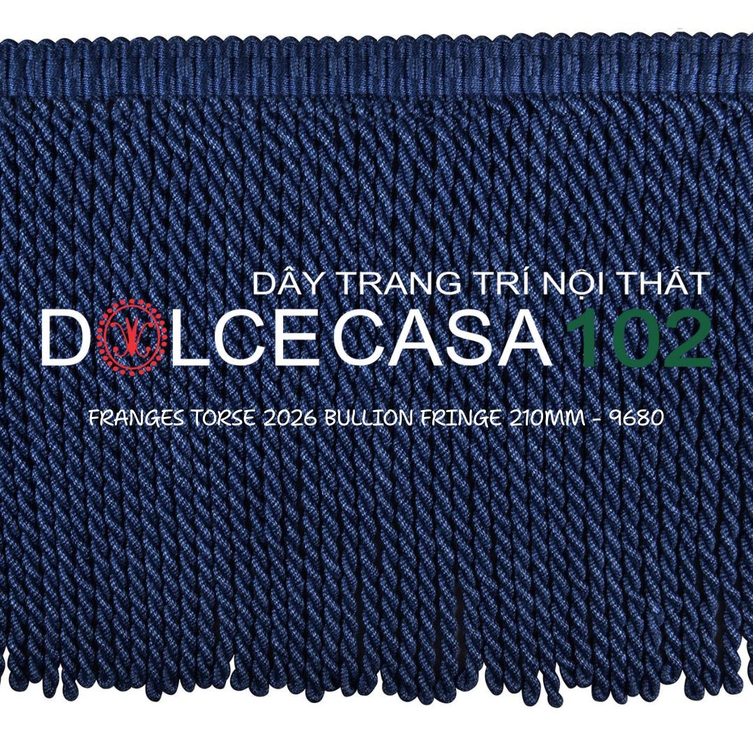  FRANGES TORSE 2026 dây viền tua xoắn Đa Phong Cách có tại kho nhà SX 