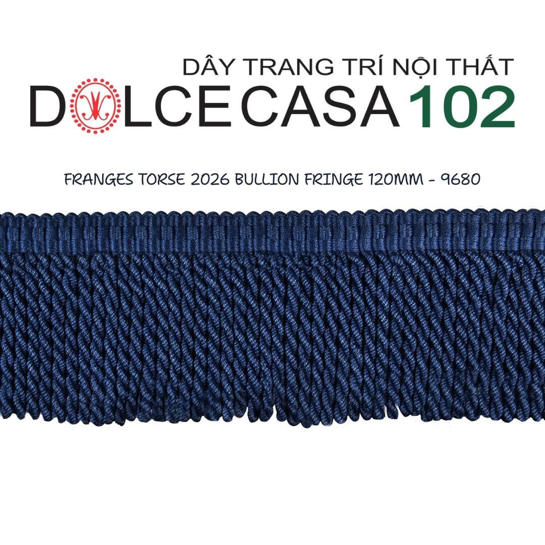  FRANGES TORSE 2026 dây viền tua xoắn Đa Phong Cách có tại kho nhà SX 