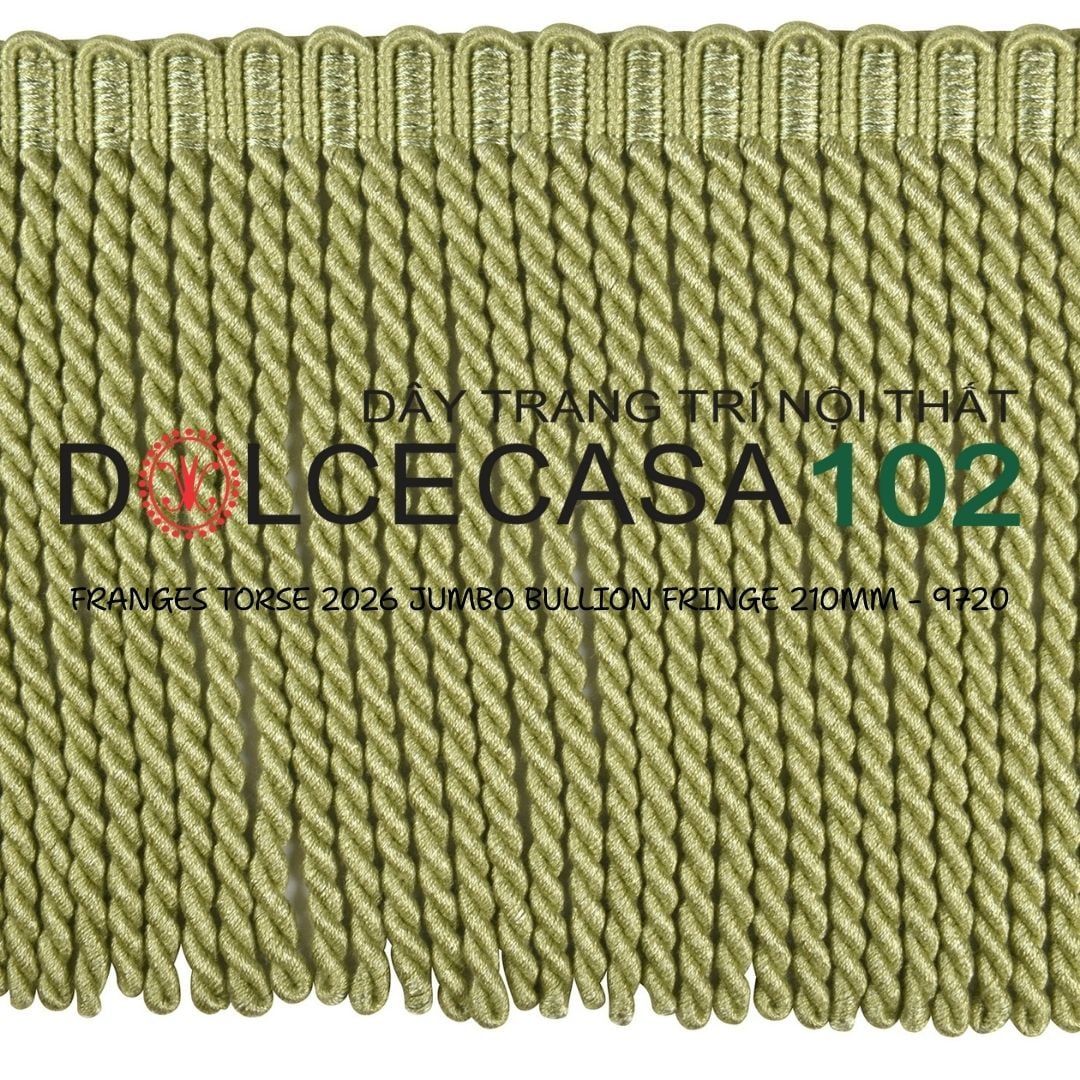  FRANGES TORSE XL 2026 dây viền tua rua xoắn cỡ đại có tại kho nhà SX 