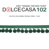  CALYPSO 2026 dây viền trang trí quả cầu đơn sắc có sẵn tại kho nhà SX 