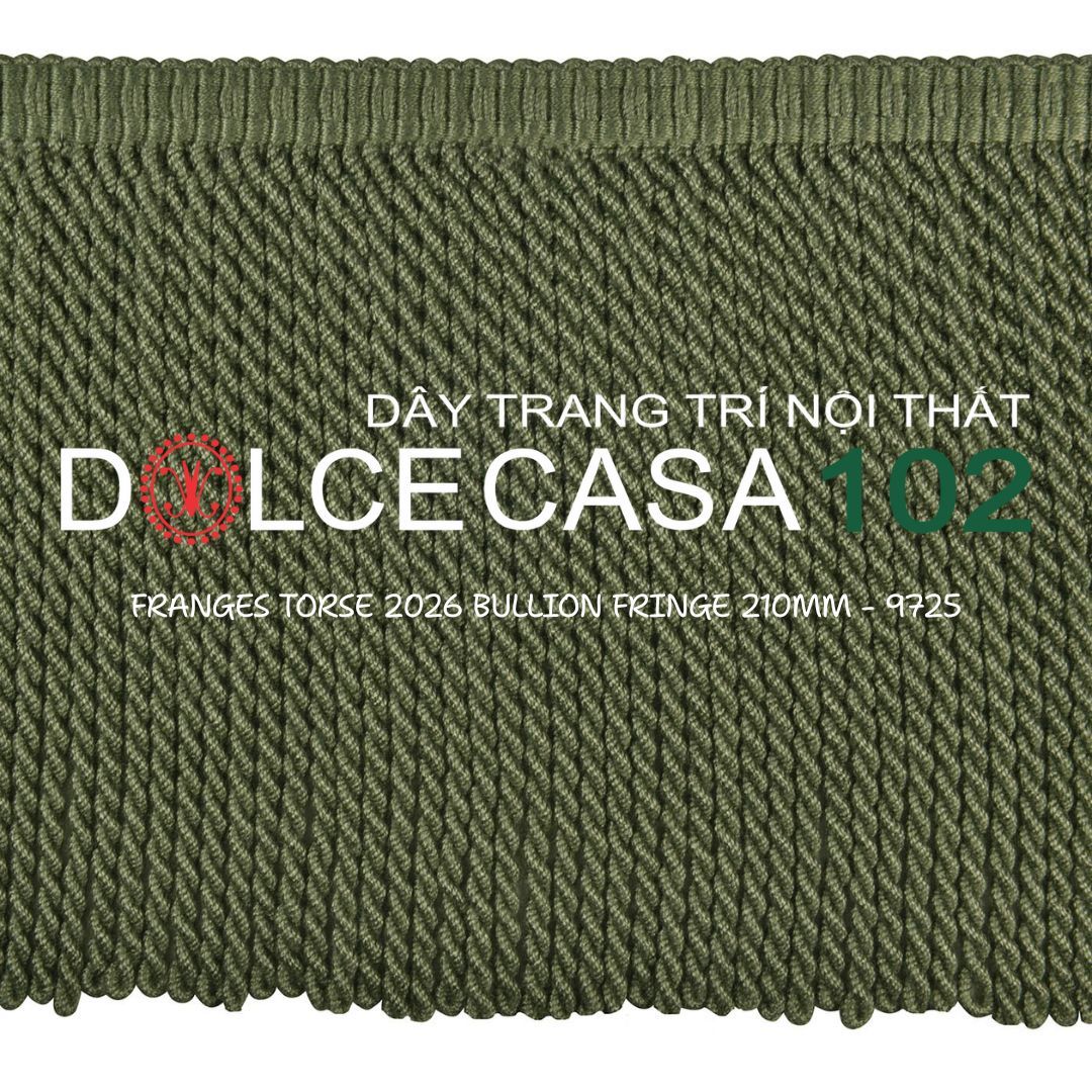  FRANGES TORSE 2026 dây viền tua xoắn Đa Phong Cách có tại kho nhà SX 