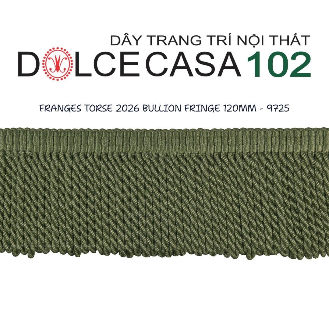  FRANGES TORSE 2026 dây viền tua xoắn Đa Phong Cách có tại kho nhà SX 