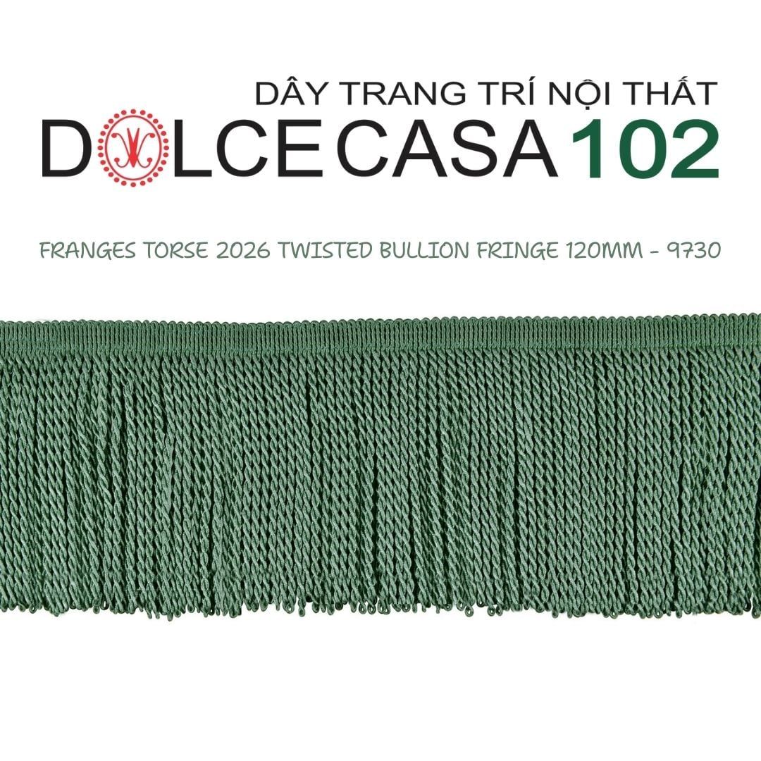  FRANGES TORSE 2026 dây viền tua xoắn Đương Đại có sẵn tại kho nhà SX 
