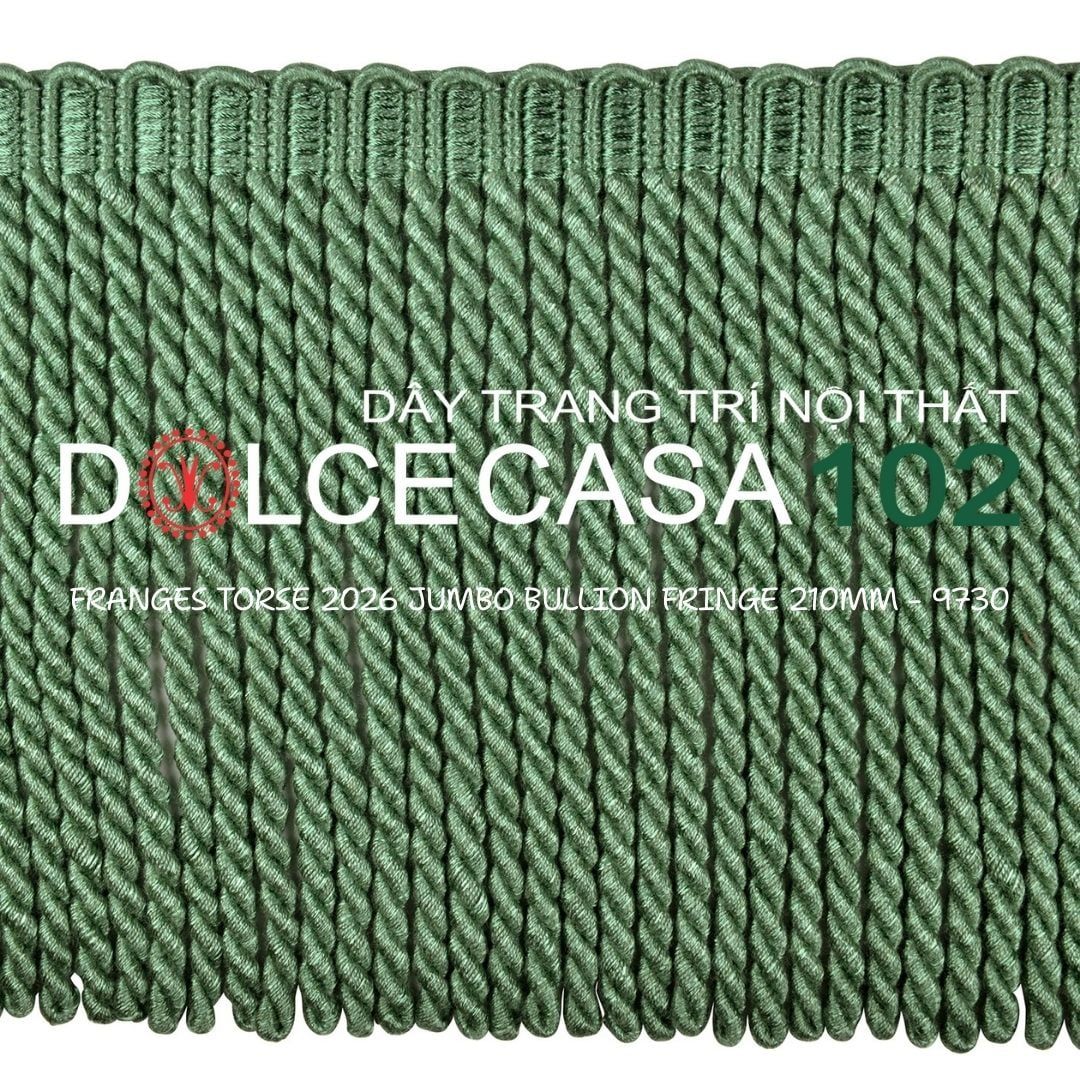  FRANGES TORSE XL 2026 dây viền tua rua xoắn cỡ đại có tại kho nhà SX 