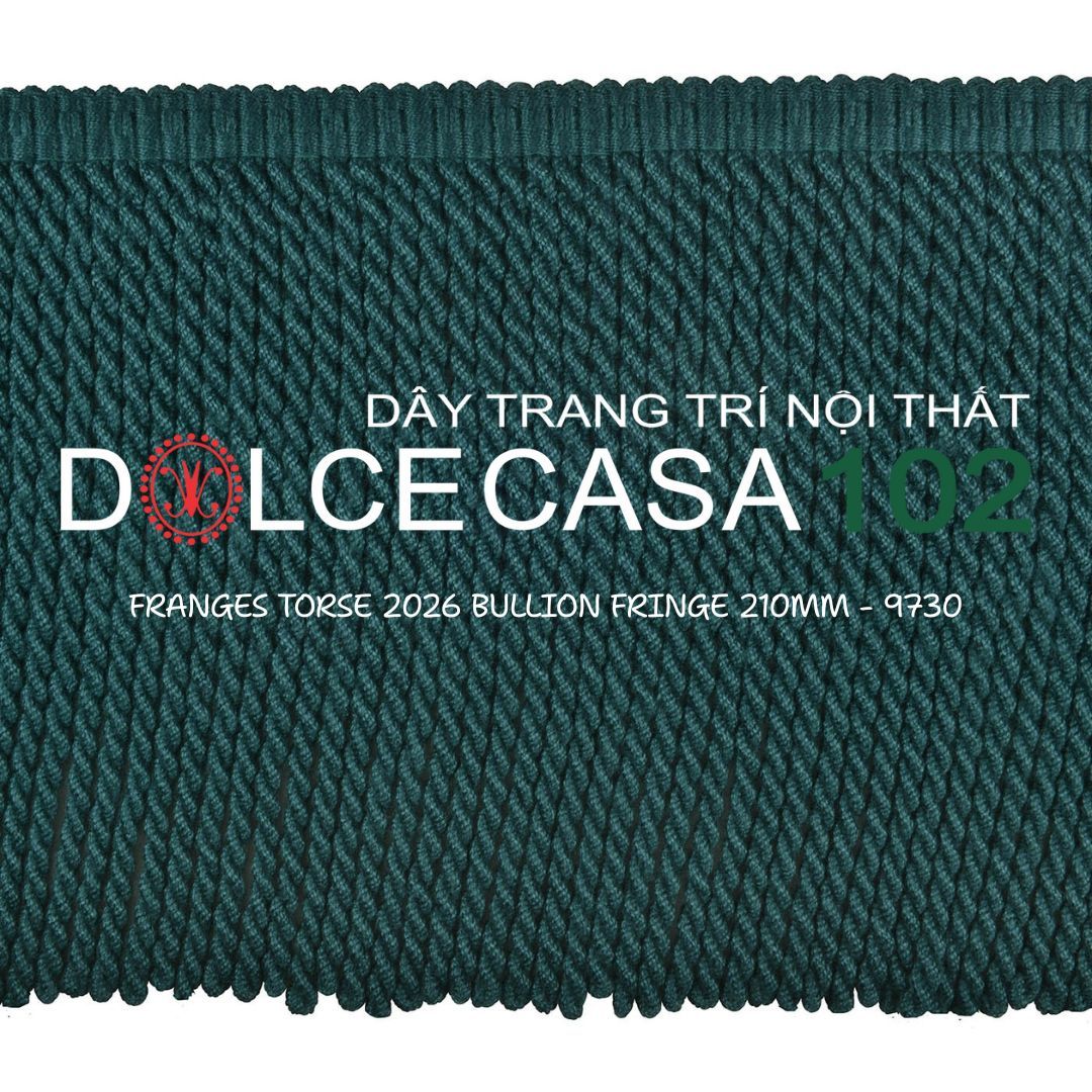 FRANGES TORSE 2026 dây viền tua xoắn Đa Phong Cách có tại kho nhà SX 