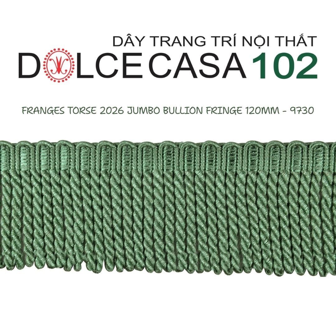  FRANGES TORSE XL 2026 dây viền tua rua xoắn cỡ đại có tại kho nhà SX 