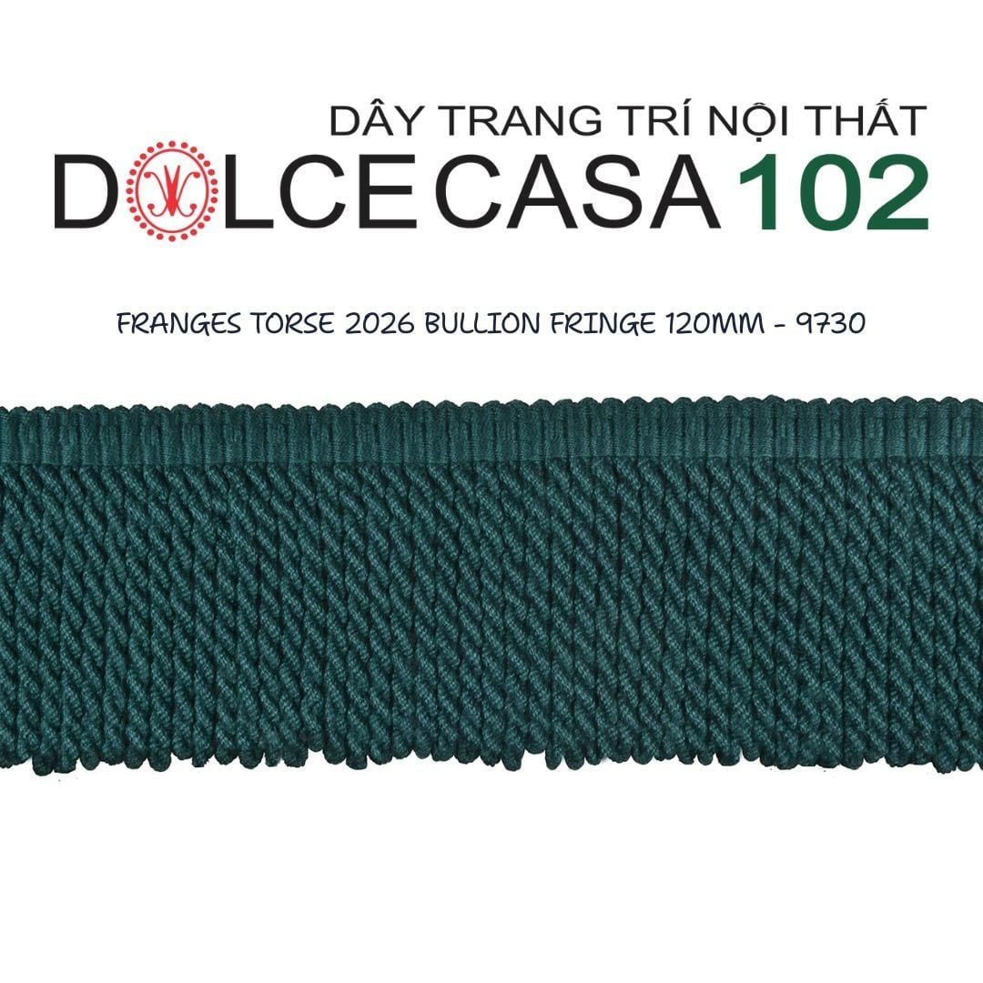  FRANGES TORSE 2026 dây viền tua xoắn Đa Phong Cách có tại kho nhà SX 