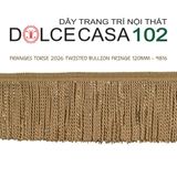  FRANGES TORSE 2026 dây viền tua xoắn Đương Đại có sẵn tại kho nhà SX 