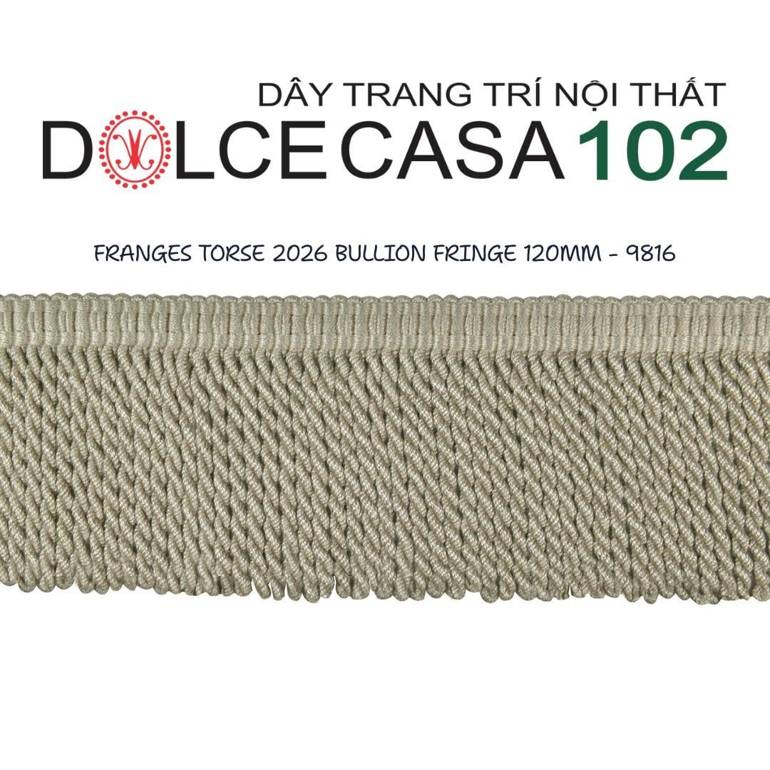  FRANGES TORSE 2026 dây viền tua xoắn Đa Phong Cách có tại kho nhà SX 