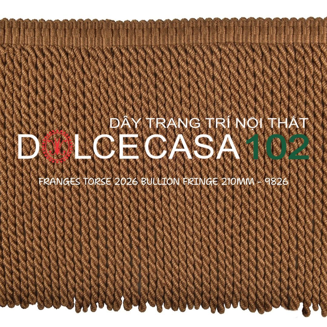  FRANGES TORSE 2026 dây viền tua xoắn Đa Phong Cách có tại kho nhà SX 