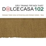  FRANGES TORSE OUTDOOR 2026 dây viền tua xoắn có sẵn tại kho nhà SX 