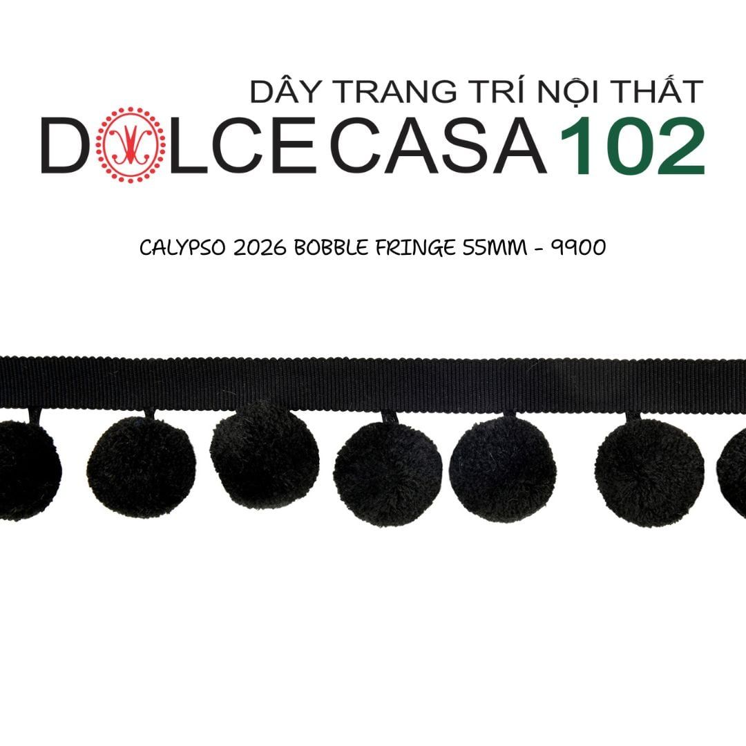  CALYPSO 2026 dây viền trang trí quả cầu đơn sắc có sẵn tại kho nhà SX 