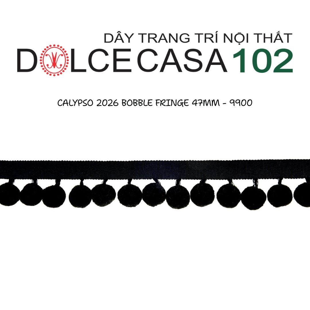  CALYPSO 2026 dây viền trang trí quả cầu đơn sắc có sẵn tại kho nhà SX 